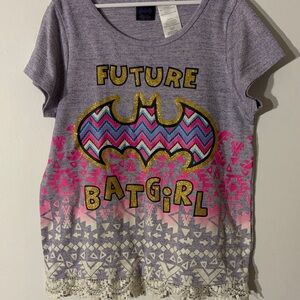Batman Future Batgirl Tee - Purple, Pink, and Gold